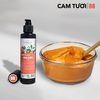 Màu thực phẩm 210g - unicorn cam tươi 210g- a08