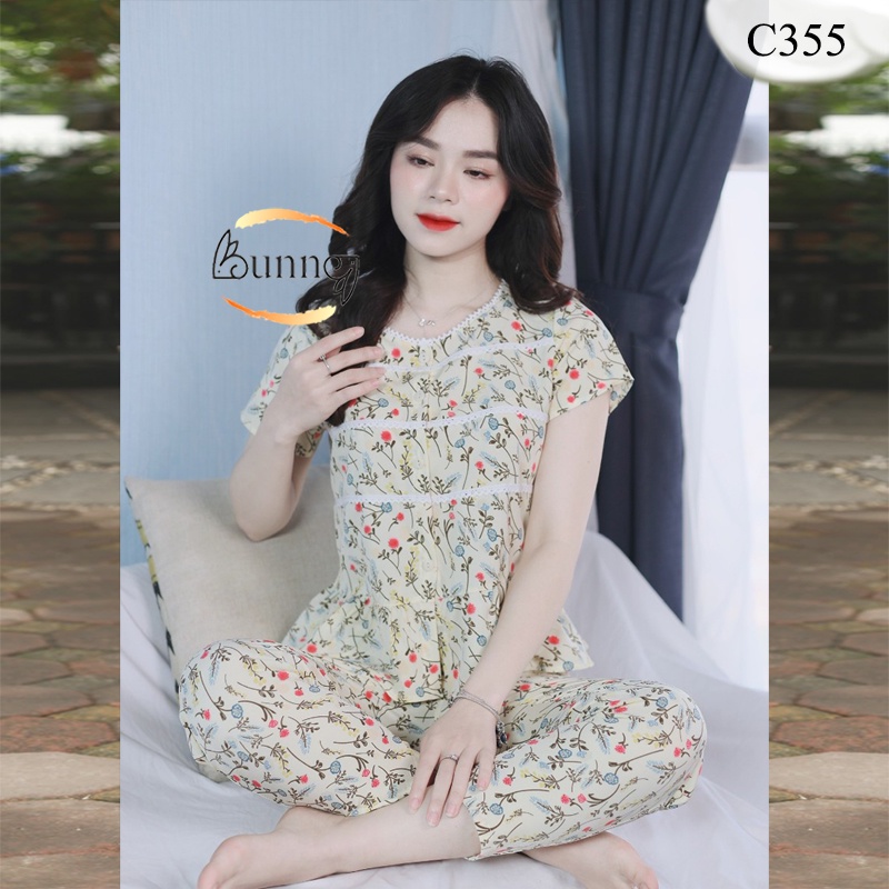 [Bunnysky] ĐỒ BỘ NỮ MẶC NHÀ, SAU SINH, QUẦN ÁO MẪU TIỂU THƯ ĐIỆU ĐÀ CHẤT LỤA HÀN