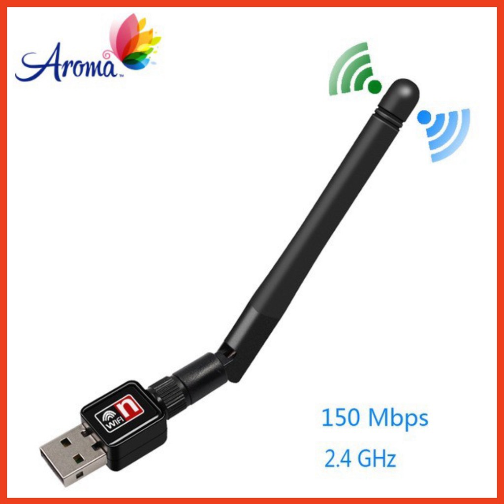 nick 7 USB Wifi - USB thu Wifi 802.11n Cho Máy Bàn Có Anten tốc độ 150MB &lt;RẺ VÔ ĐỊCH&gt;
