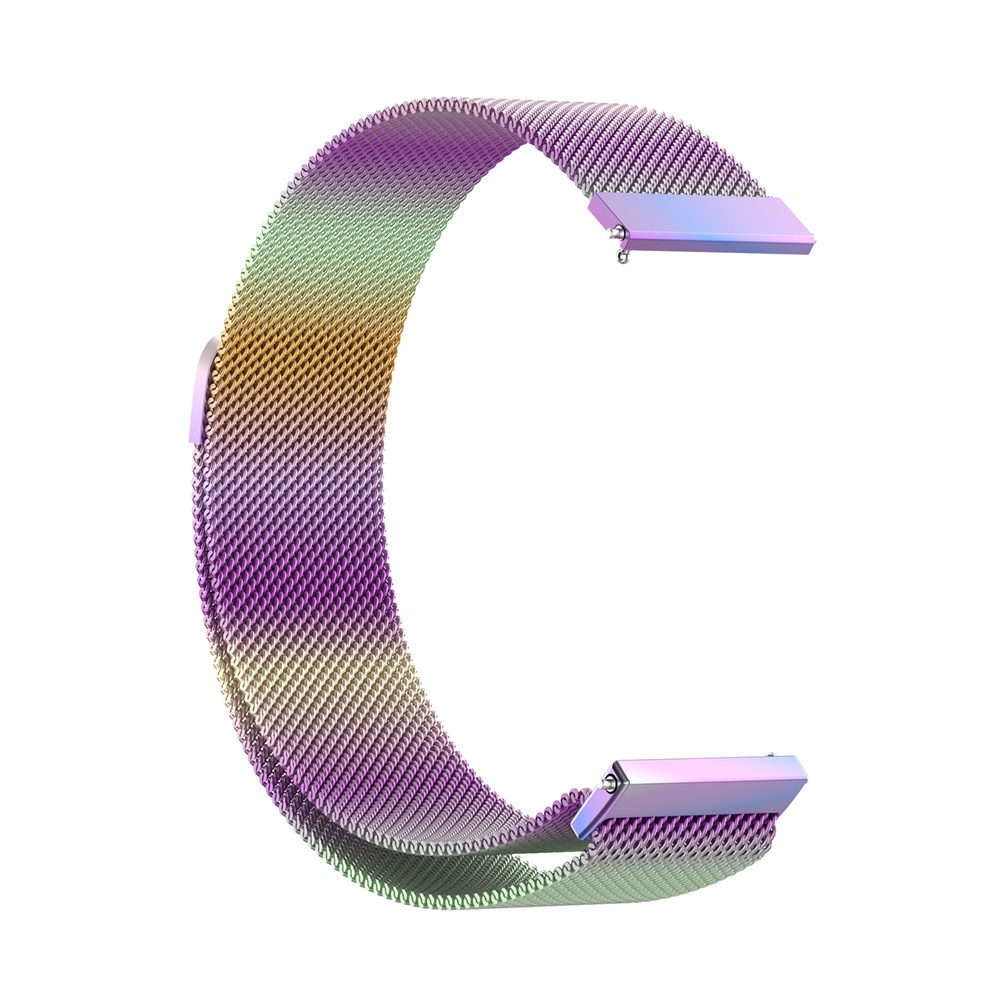 Dây Đeo Đồng Hồ Bằng Thép Không Gỉ 18mm Khóa Nam Châm Cho Realme Band 2