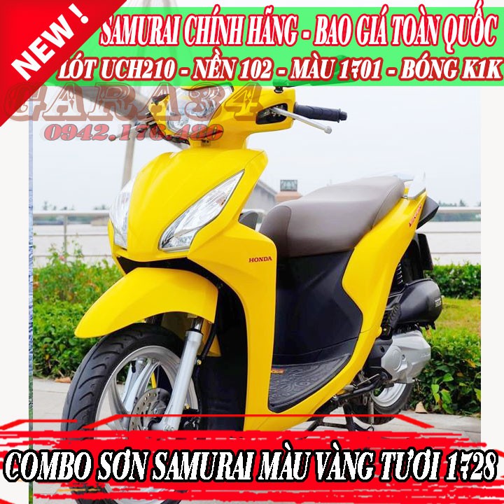 COMBO SƠN SAMURAI MÀU VÀNG TƯƠI 1728