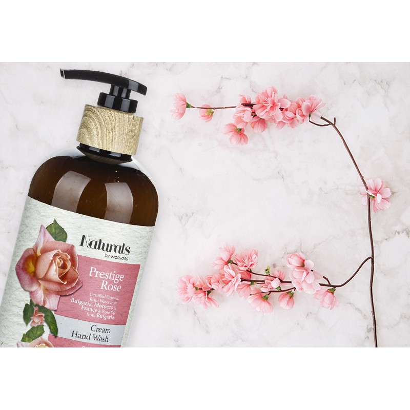Kem Rửa Tay Naturals By Watsons Chiết Xuất Hoa Hồng 400ml | BigBuy360 - bigbuy360.vn