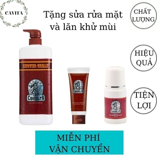 [FreeShip] Sữa Tắm Con Ngựa 500ml Thái Lan CAVITA tặng sửa rửa mặt và lăn khử mùi Top Country