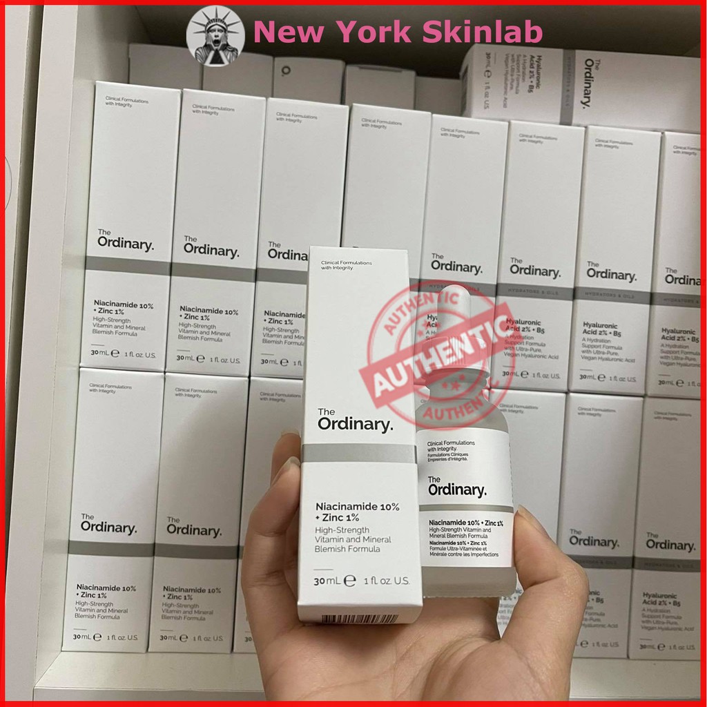 Serum B3 – The Ordinary niacinamide 10% + Zinc 1% giảm viêm, mờ thâm (30ml) - bill hãng