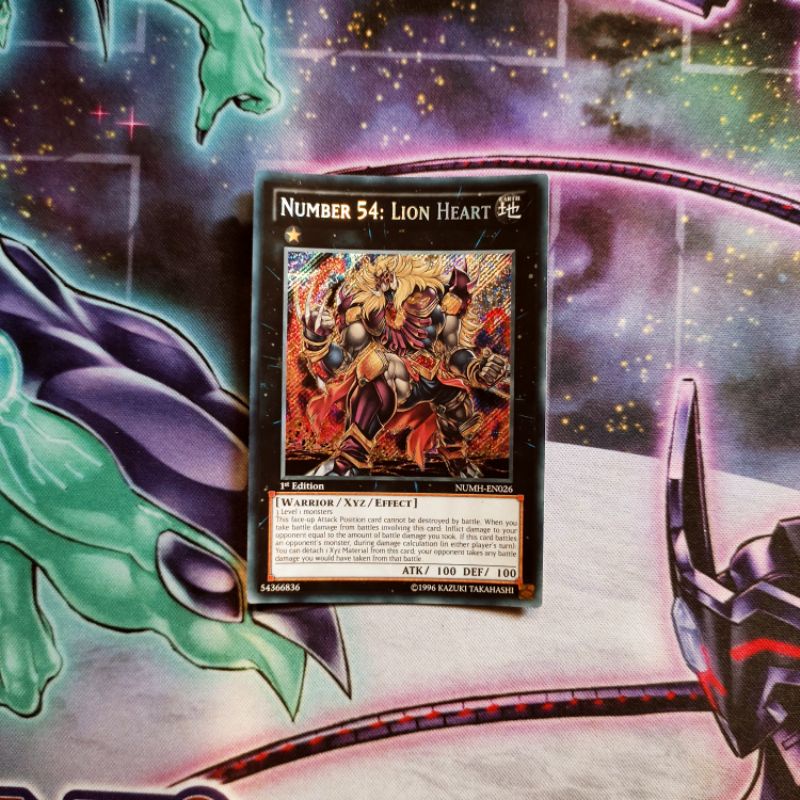 Number 54: Lion Heart NUMH-EN026 Thẻ bài Yugioh chính hãng