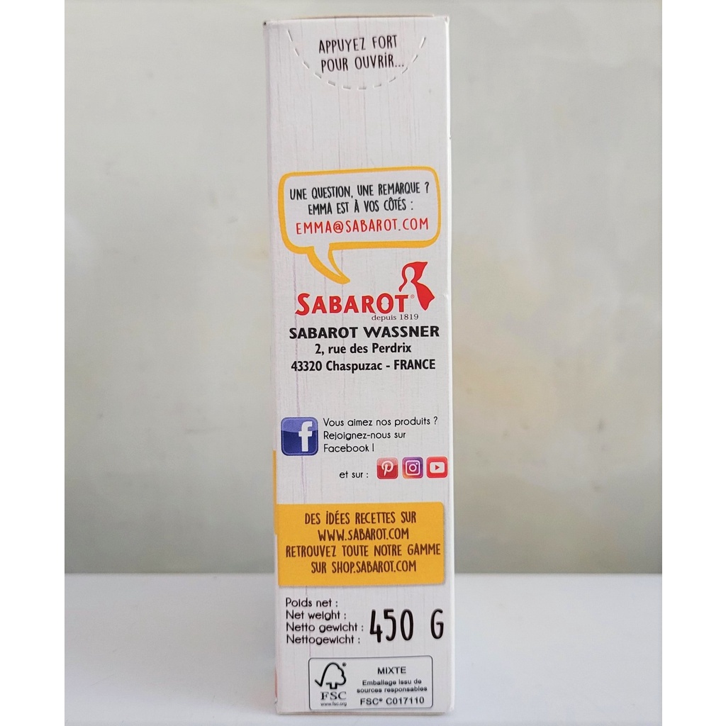 [Hộp 450g] HẠT LÚA MÌ CỨNG [France] SABAROT CousCous