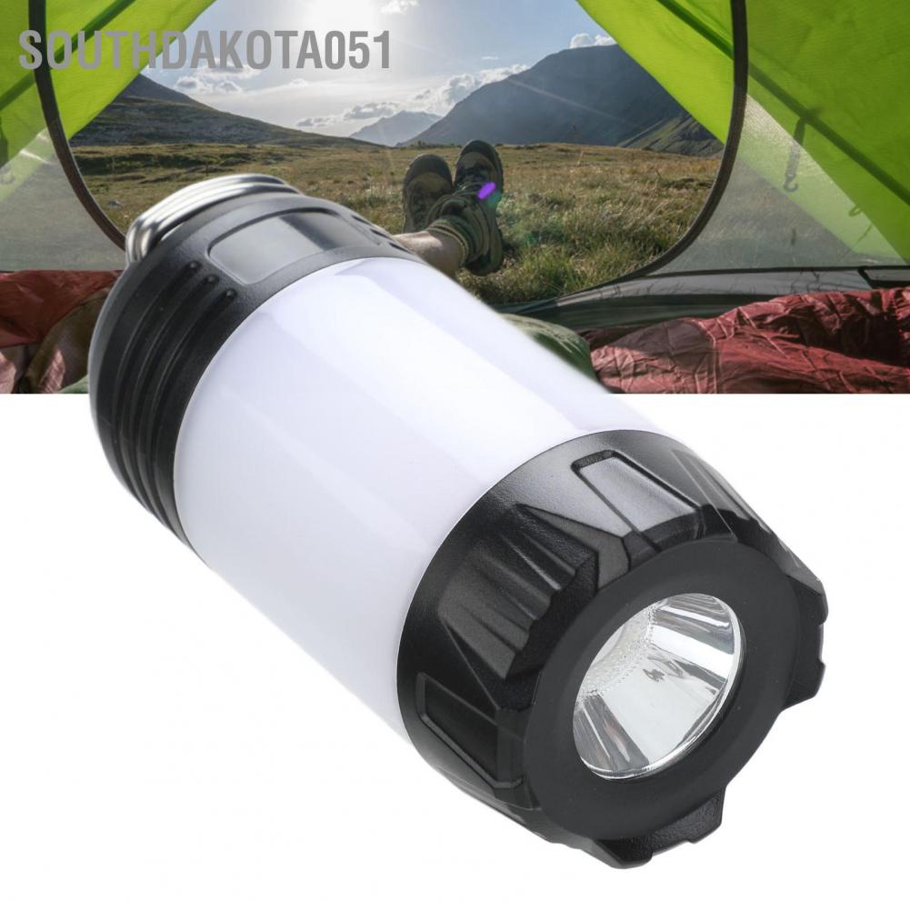 Southdakota051 Đèn lồng cắm trại Loại C Sạc IPX4 Không thấm nước 2000mAh Pin LED được sử dụng rộng rãi để Đi bộ đường dài ngoài trời