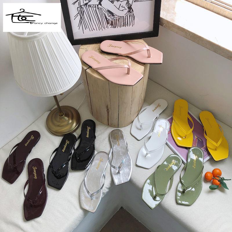 Dép Đế Bằng Chống Trượt Phong Cách Hàn Quốc Thời Trang Mùa Hè 2020 Mới Cho Nữ