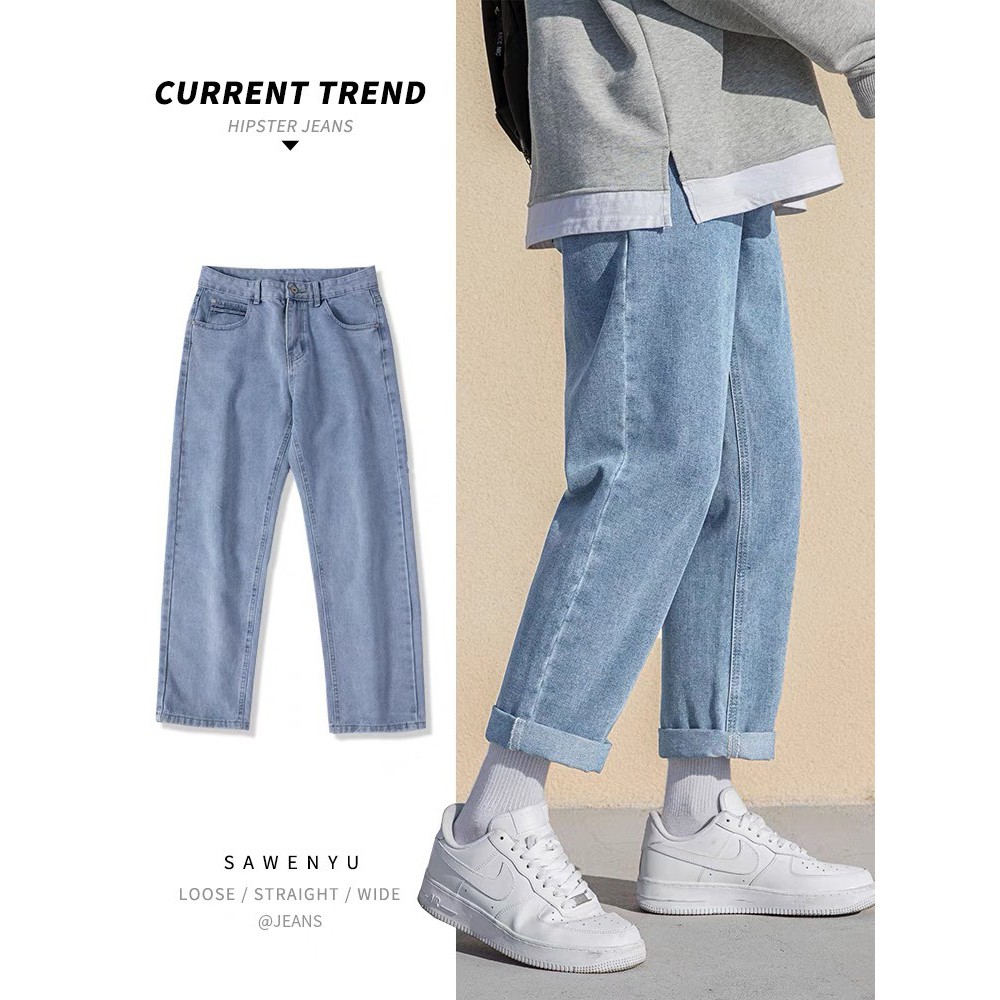 Quần bò baggy nam phong cách hàn quốc hot PD FASHION | BigBuy360 - bigbuy360.vn