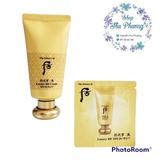 Set Kem nền bb whoo vàng (date 2024)