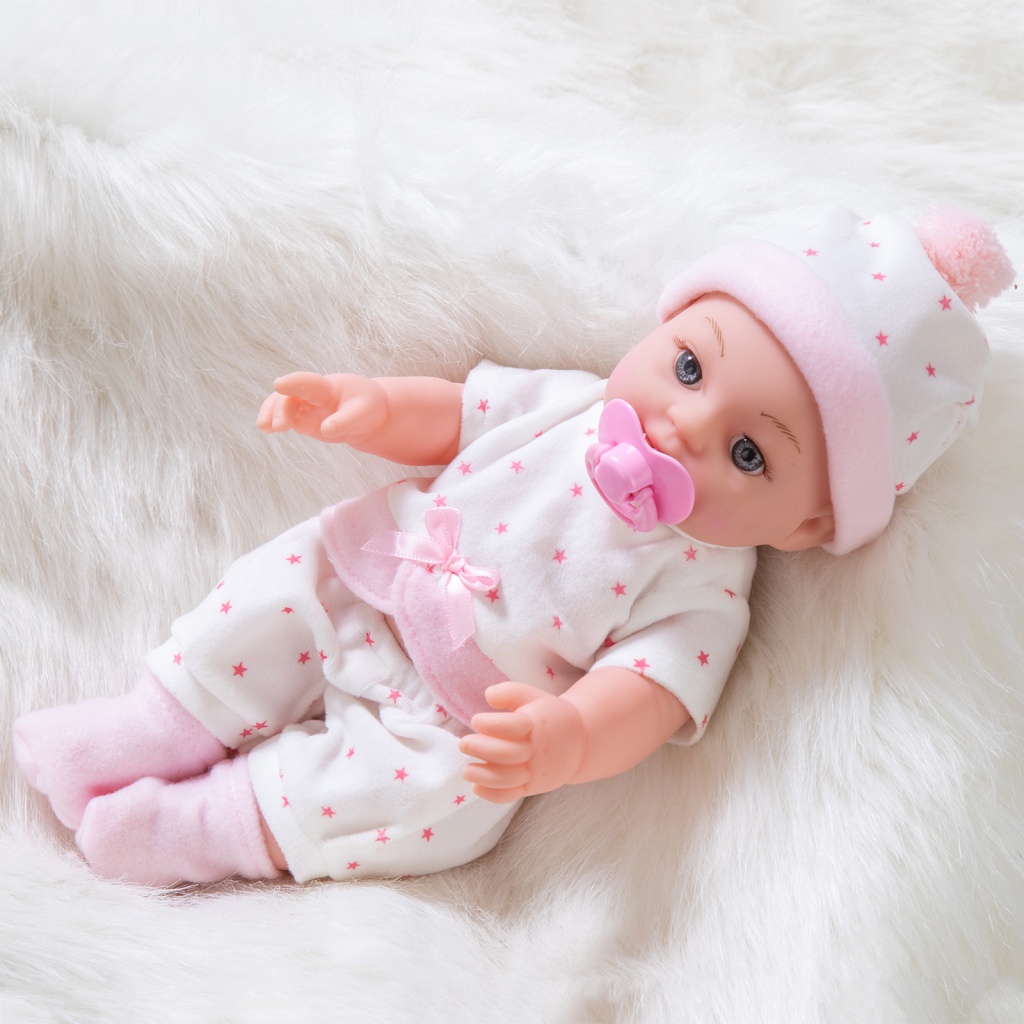 Búp Bê Sơ Sinh Silicone 12 Inches Sống Động Như Thật