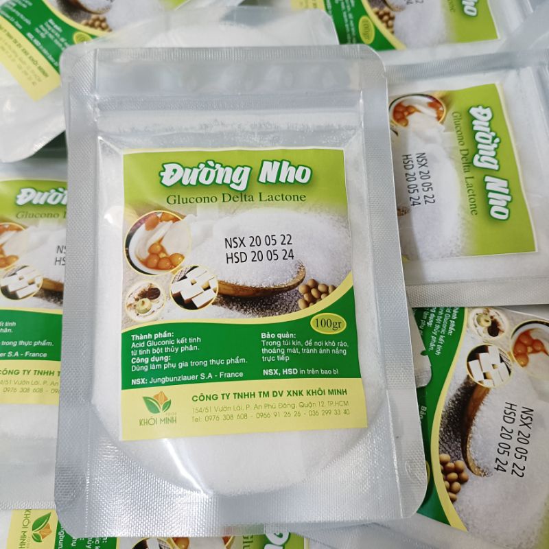 100gr đường nho Pháp làm tào phớ,tàu hũ...siêu ngon,siêu dễ😋
