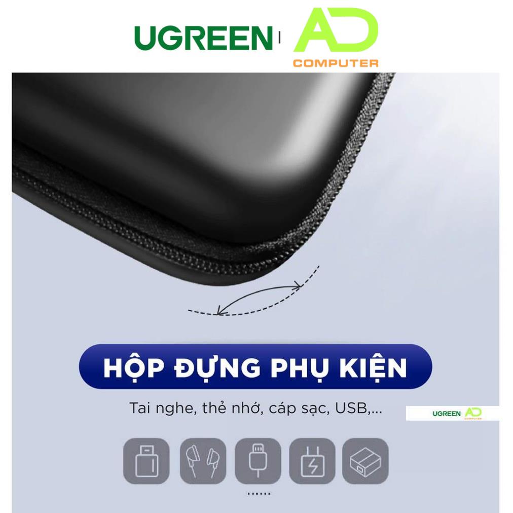 Hộp đựng tai nghe thẻ nhớ cáp USB chống sốc chống nước UGREEN 40816