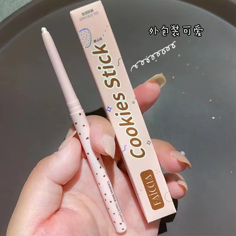 ❤️Chì kẻ mắt sáp FAICCIA xoay 360 độ dễ kẻ nhiều màu sắc phong phú chống nước lâu trôi thiết kế nhỏ gọn -KMSFAI00