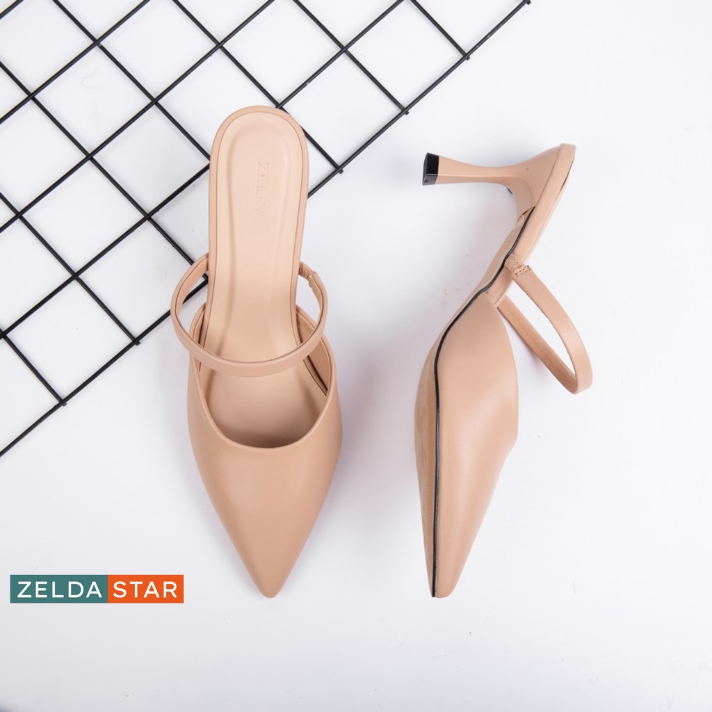 Guốc nhọn nữ Zelda Star cao gót 7cm - GN0291120