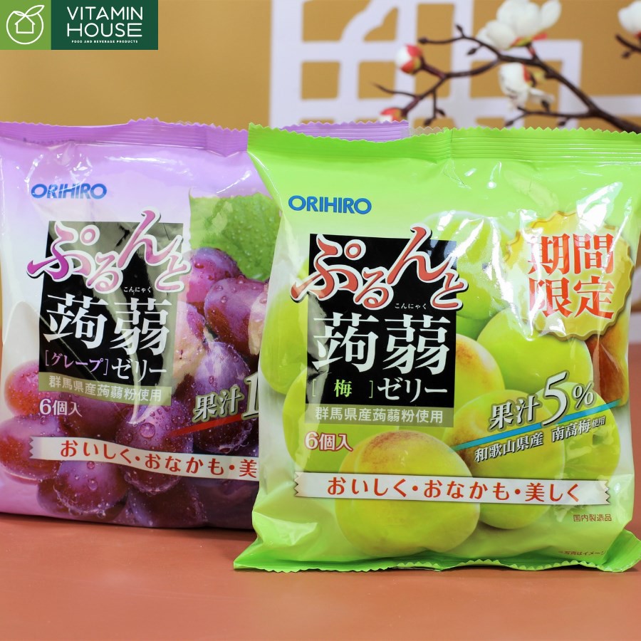 Thạch Trái Cây Orihiro 240g Nhật Bản đủ các vị