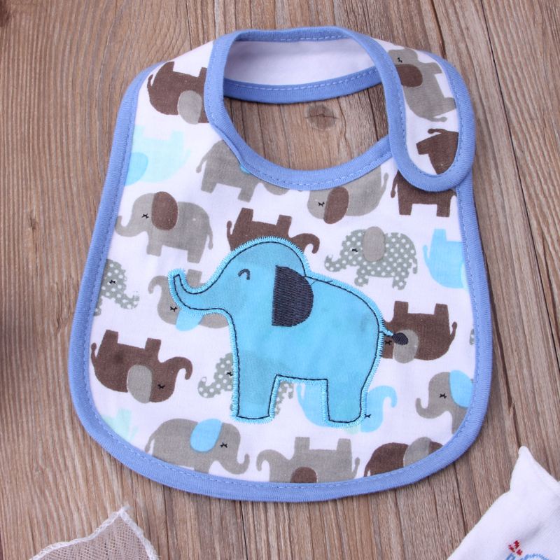 Bộ Găng Tay Và Vớ Cotton Mềm Chống Trầy Xước Họa Tiết Hoạt Hình Cho Bé