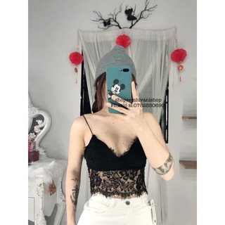 Áo hai dây ren cúp ngực sexy