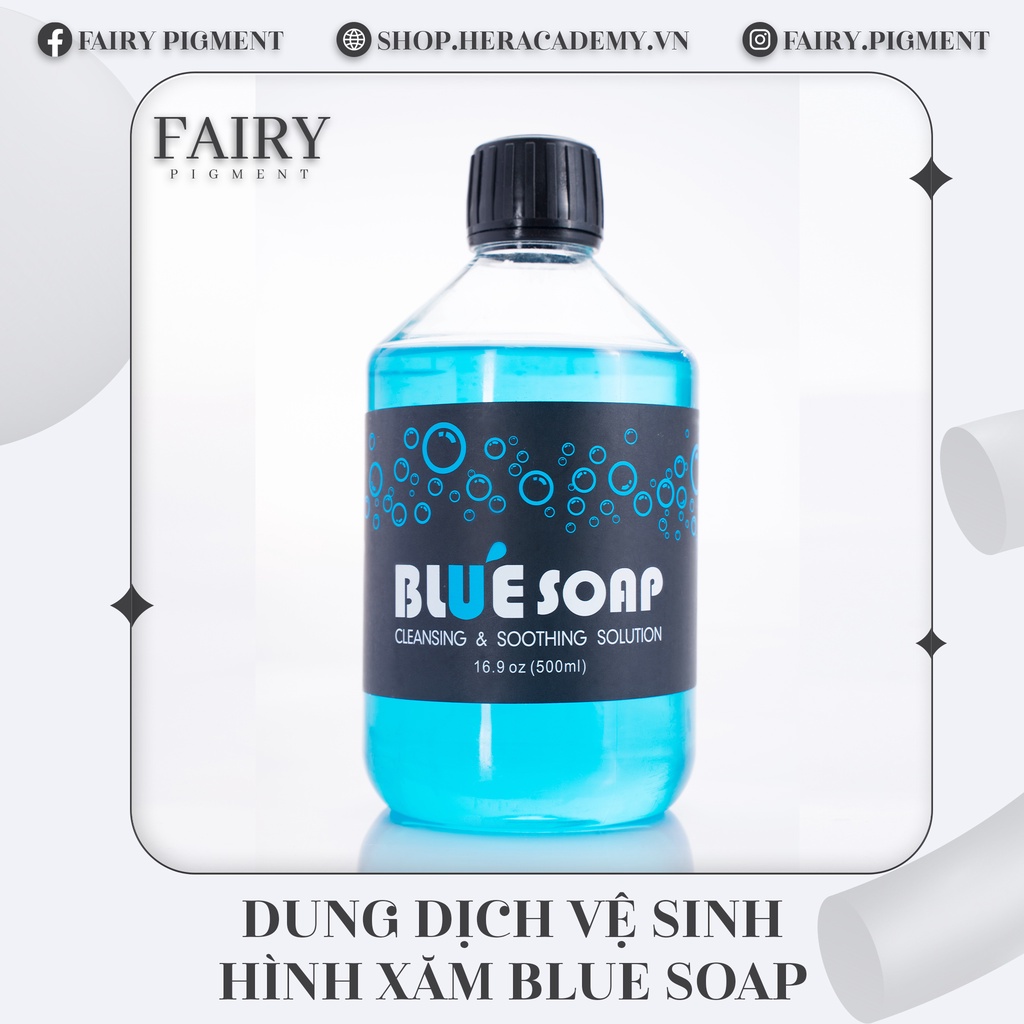 Dung dịch vệ sinh hình xăm Blue Soap