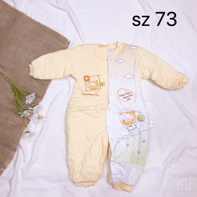 Body trần bông dày- Body ủ mặc đại hàn, trời lạnh cho trẻ  9-12 tháng