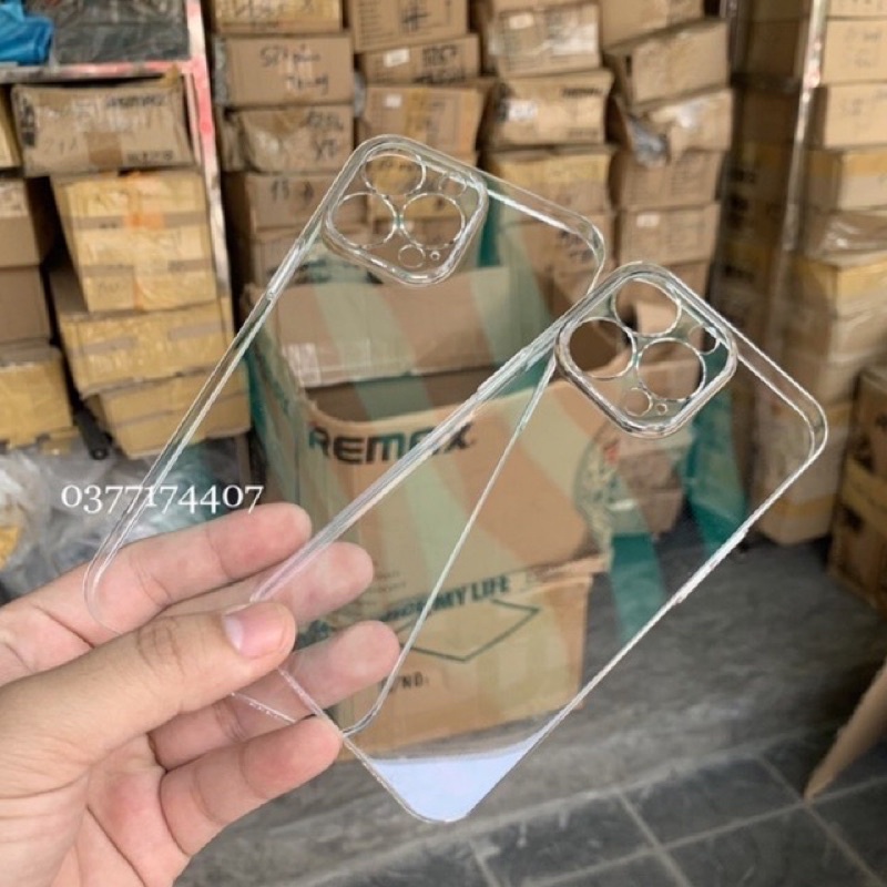 Ốp lưng X&M trong bảo vệ cụm camera cho iPhone 15 Pro Max, 14 , 13 / 13 Pro Max siêu mỏng không ố màu, k bám Vân tay