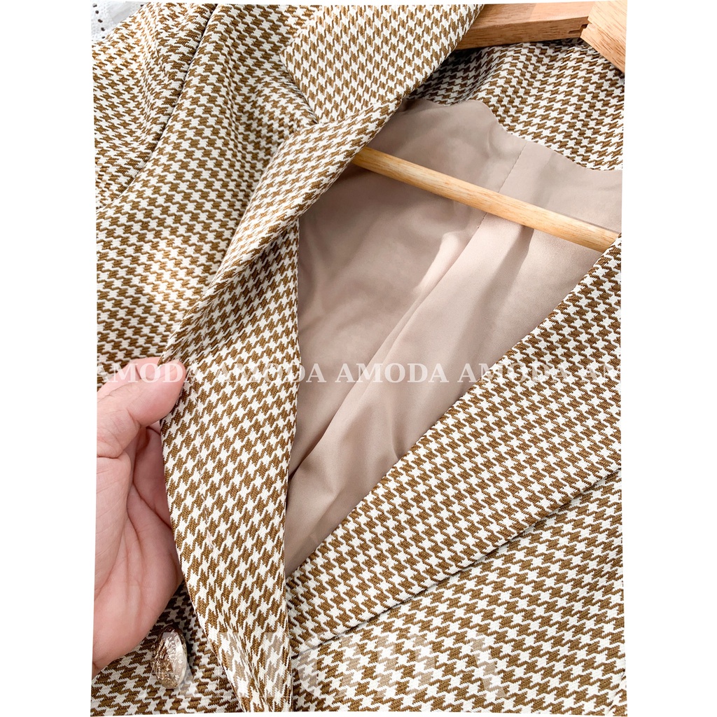 Set vest cao cấp chất vải tuýt si siêu sang cho các nàng nhà AMODA , hàng thiết kế cao cấp AMODA  SET006