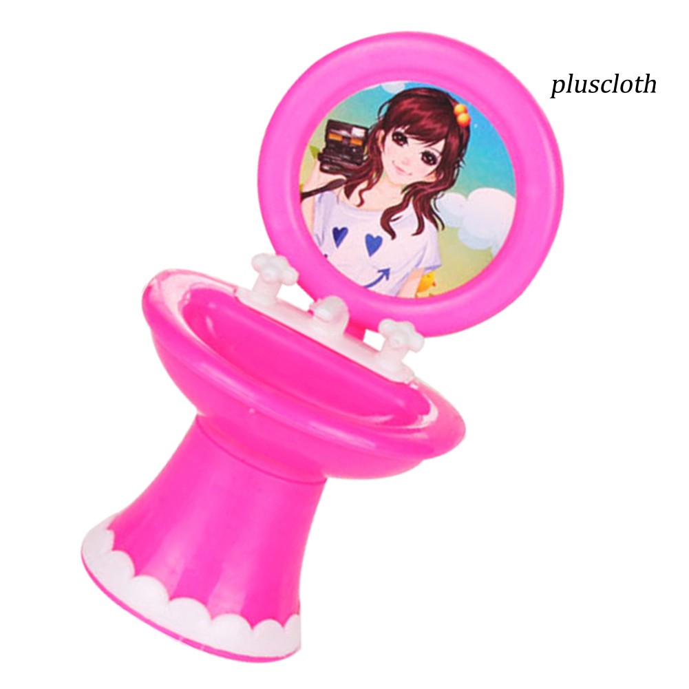 Mô hình bồn rửa mặt mini bằng nhựa trang trí nhà búp bê