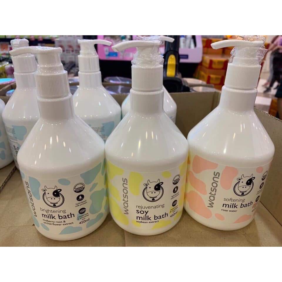 (Sỉ = Lẻ) SỮA TẮM CON BÒ WASTON Milk Bath THÁI LAN 450ML | BigBuy360 - bigbuy360.vn