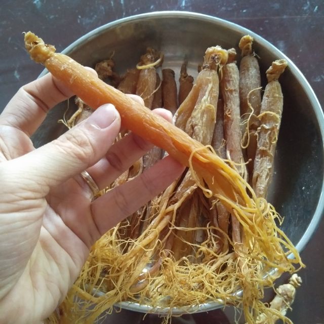 100gr củ nhân sâm khô ,hong sam , sam rau