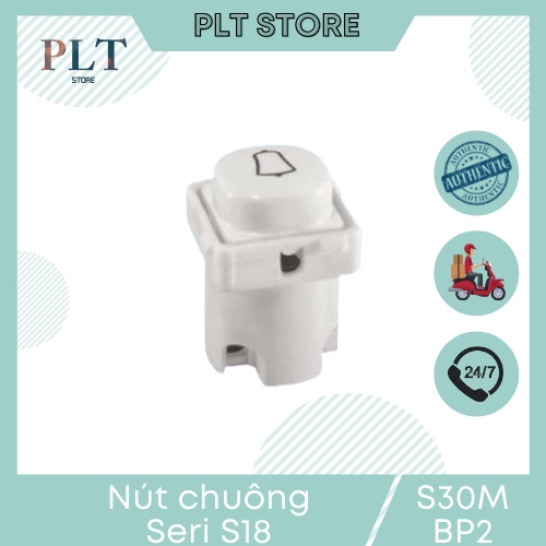 Nút nhấn chuông 3A SINO S30MBP2 dùng chung cho Sê ri S18 , S98 , Zenlock