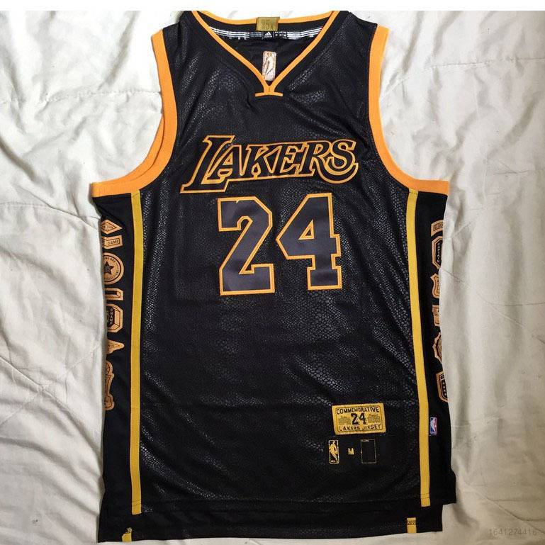 Áo thun jersey thể thao sát nách cầu thủ bóng rổ NBA số 24 thời trang