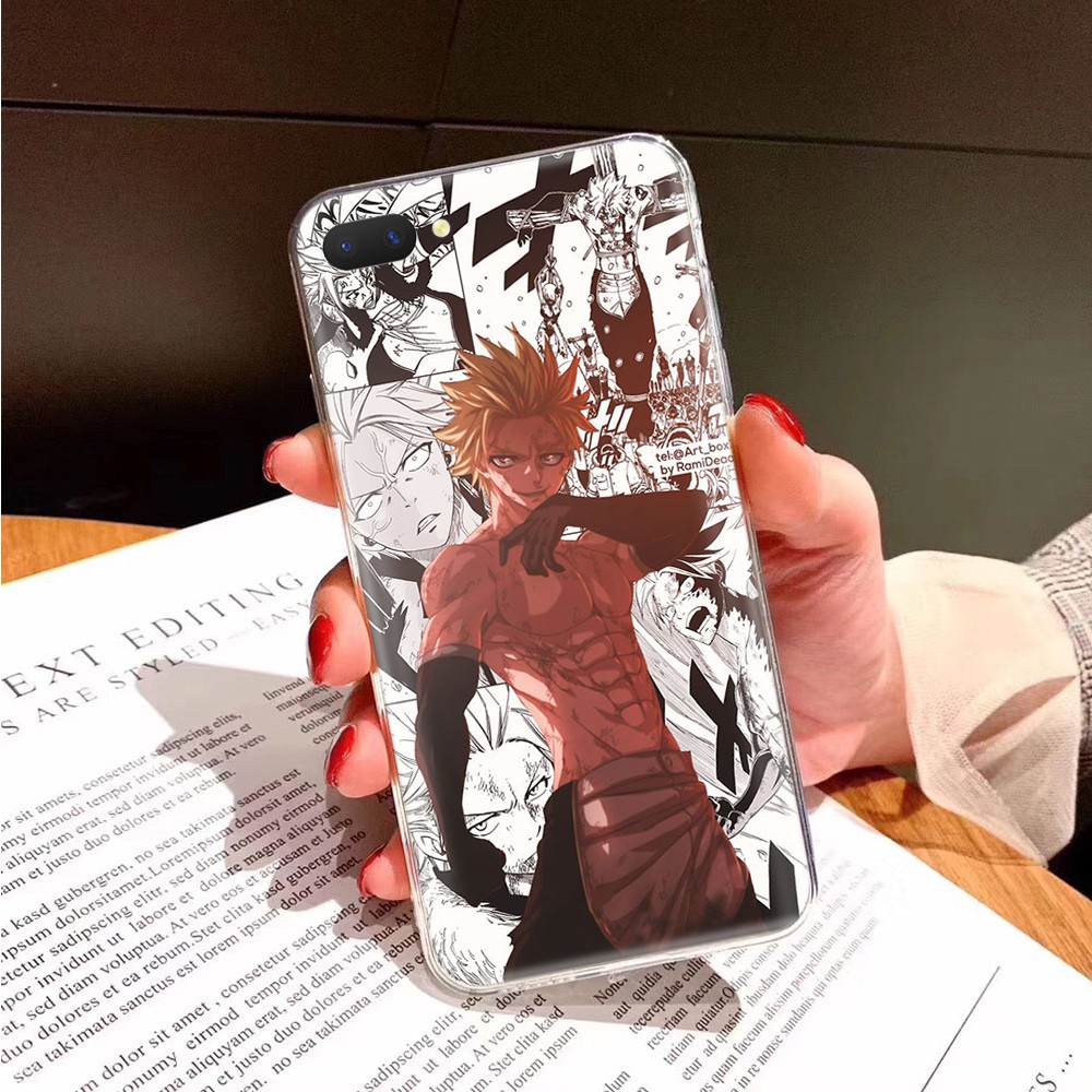 Ốp điện thoại trong suốt in hình Anime Fairy Tail thích hợp cho Iphone 8 7 6 6s 5 5s Se 5c 4s 4