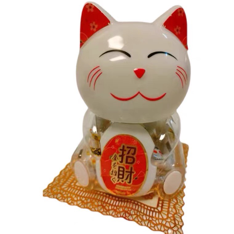Kẹo mèo thần tài - (Hàng tết - Bỏ ống - Hút tiền tài và may mắn)