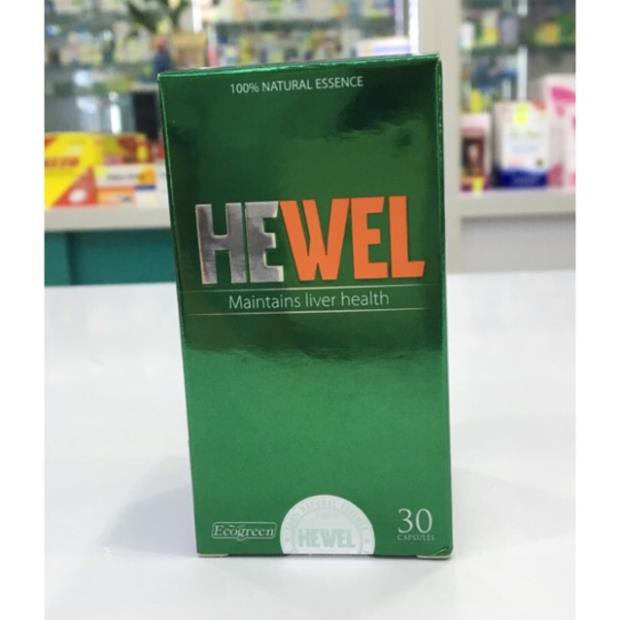 (Chính hãng có tem tích điểm) HEWEL (hộp 30 viên) - Giải độc, bảo vệ gan - Amipharma - FREESHIP 99k