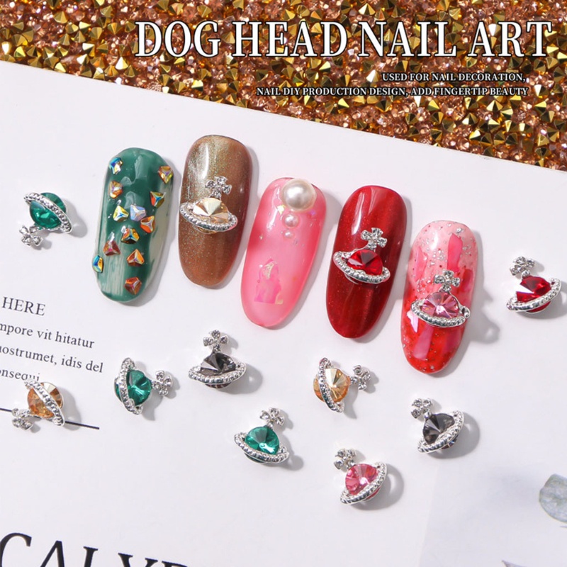 Đá Pha Lê 3D Nhiều Màu Đính Móng Tay Nghệ Thuật Charms