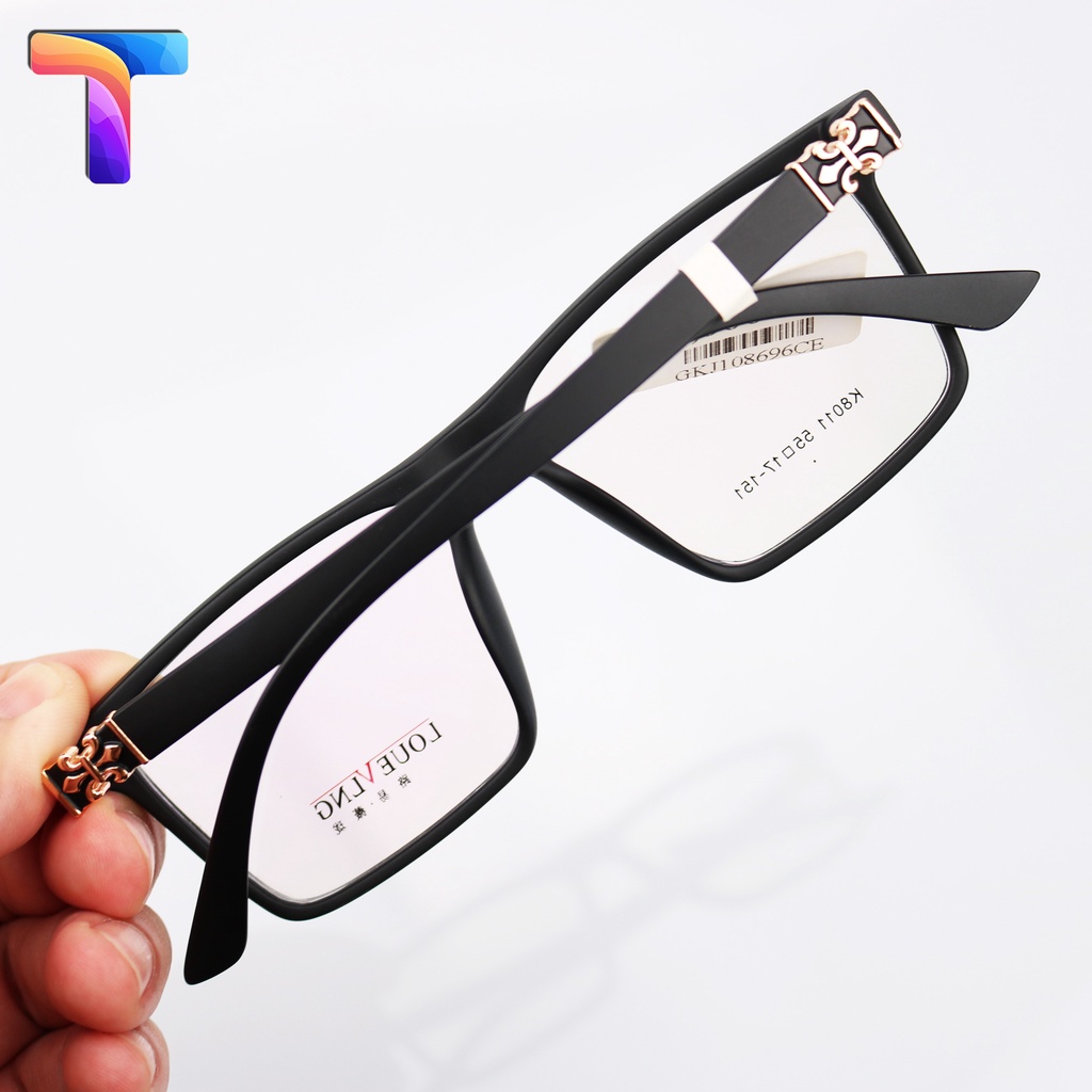 Gọng kính 8011 Chrome Hearts vuông form lớn nam nữ