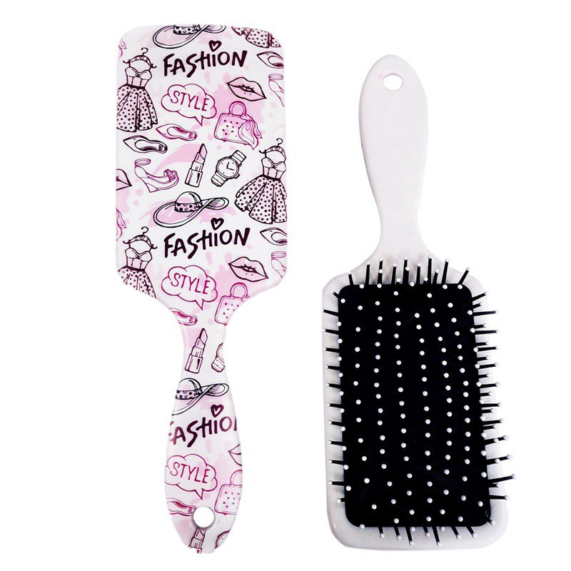 Lược Chải Tóc Gỡ Rối Họa Tiết Chim Hồng Hạc Hoạt Hình