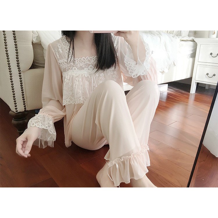 12.12 ⚡ ⚡ | HOT | [Thanh Lý Xả Kho] Pijama voan 2 lớp tiểu thư xuất xắc 💝 Free ship .. . __ . ⇞ : .