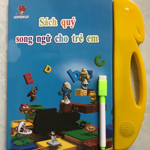Đồ chơi Bộ sách quý điện tử Song ngữ - Trẻ vừa học vừa chơi cùng Tiếng Anh