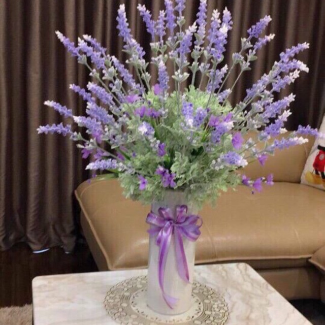 cành hoa lavender giả- oải hương giả màu tím nhẹ nhàng