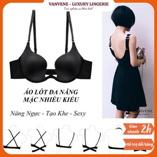 ÁO LÓT NÂNG NGỰC CÓ GỌNG VANVENE KHOÉT SÂU CHUYÊN DỤNG MẶC VÁY ÁO HỞ LƯNG GỢI CẢM A867