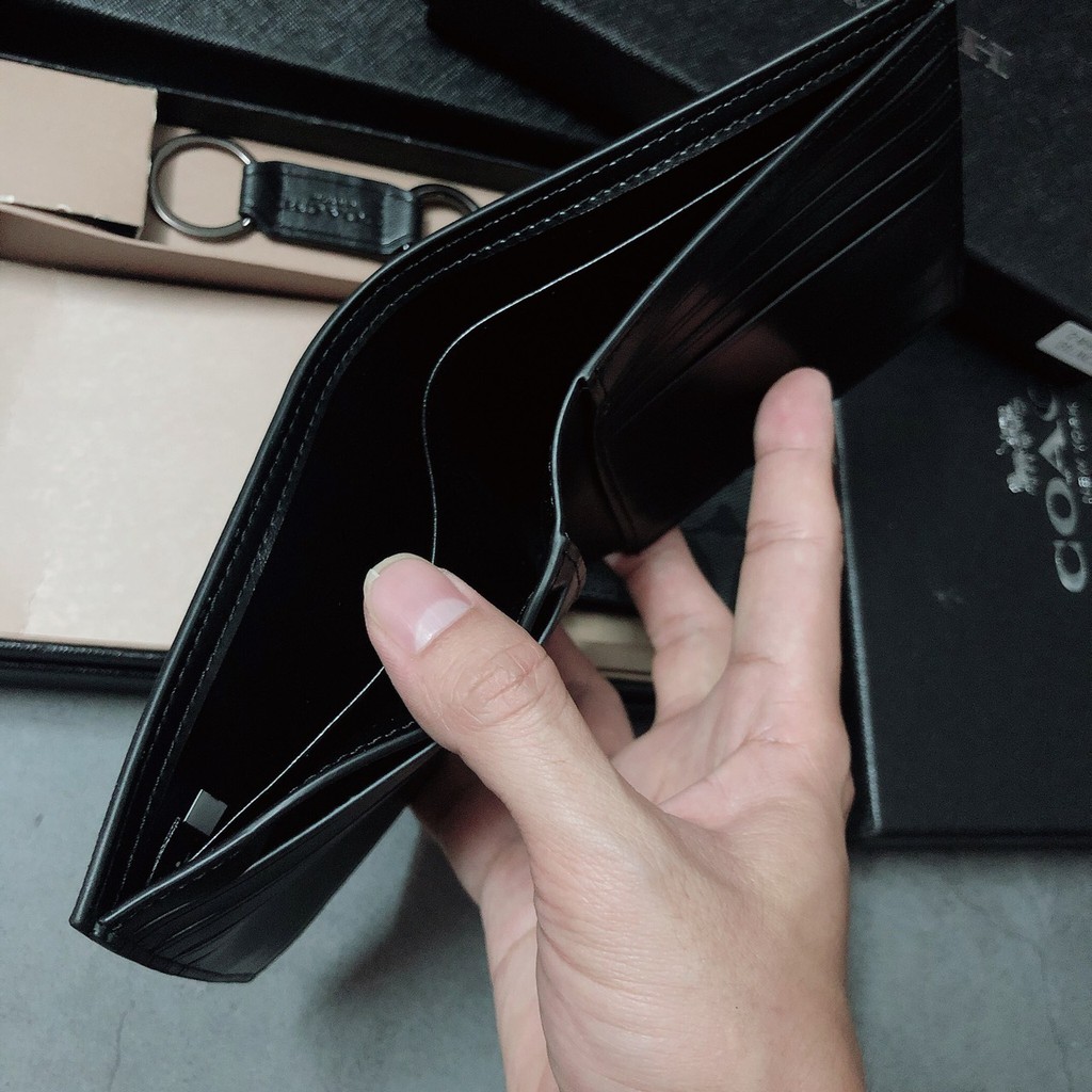 Set Coach ví ngắn + khóa - S163