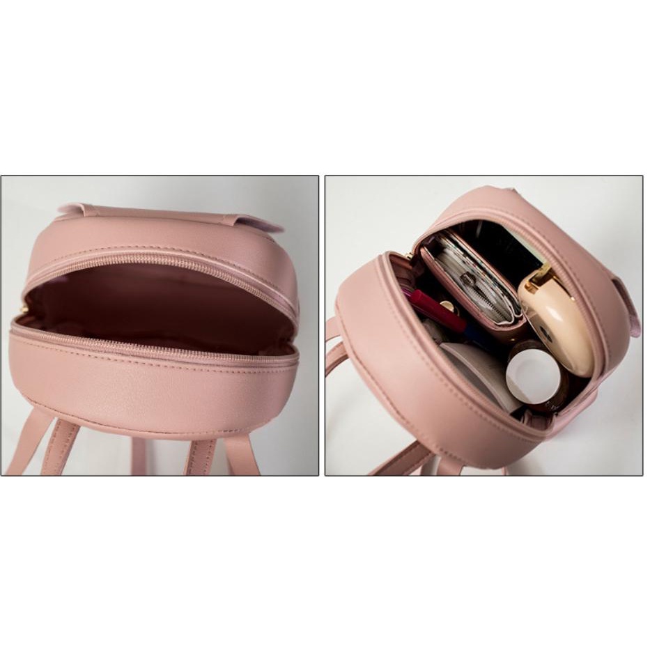 Balo mini nữ da pu đeo chéo đeo vai tote da thời trang cao cấp giá rẻ nl.Store B01