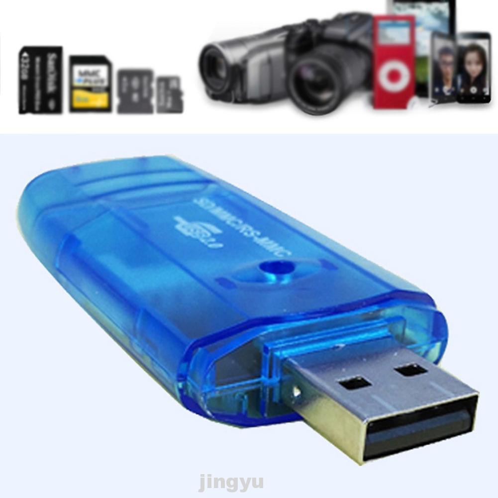 Đầu Đọc Thẻ Nhớ Sd Mmc Usb 2.0 Mini Đa Năng Tiện Dụng Cho Gia Đình / Văn Phòng | BigBuy360 - bigbuy360.vn