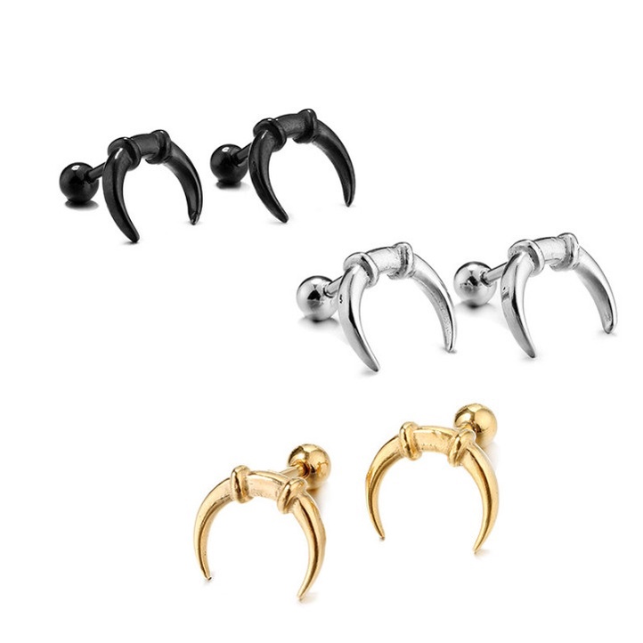 Bông Tai Nam Titan Không Rỉ TT 4118 - 1 Cặp