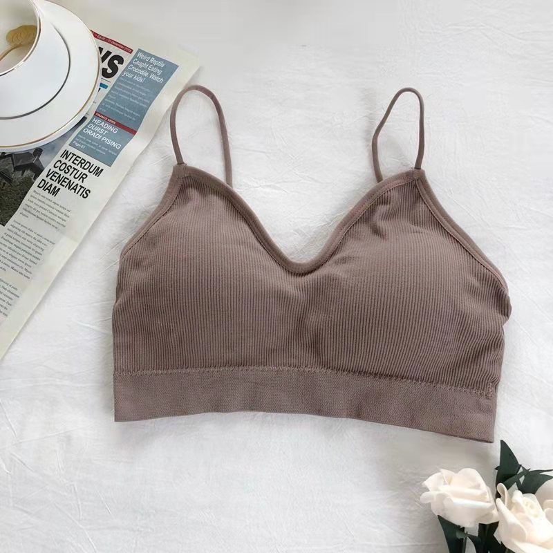 Jiashucheng Áo Lót Ôm Ngực Không Gọng Chống Chảy Xệ Chống Trượt Phong Cách Hàn Quốc Cho Nữ Sinh