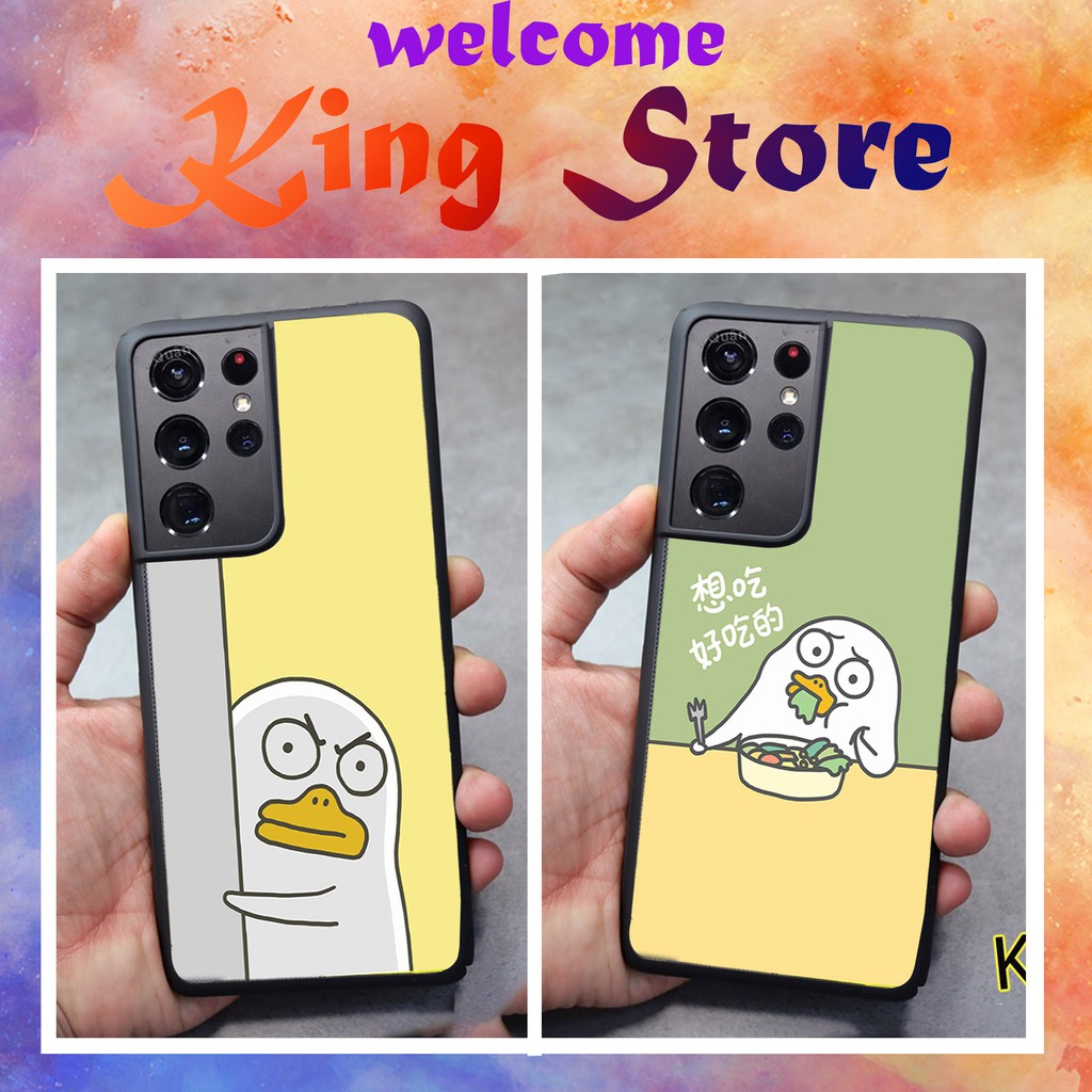 Ốp Samsung S21 - S21 FE -  S21 PLUS - S21 Ultra - Ốp lưng Samsung in hình chú vịt  siêu đẹp, độc, lạ