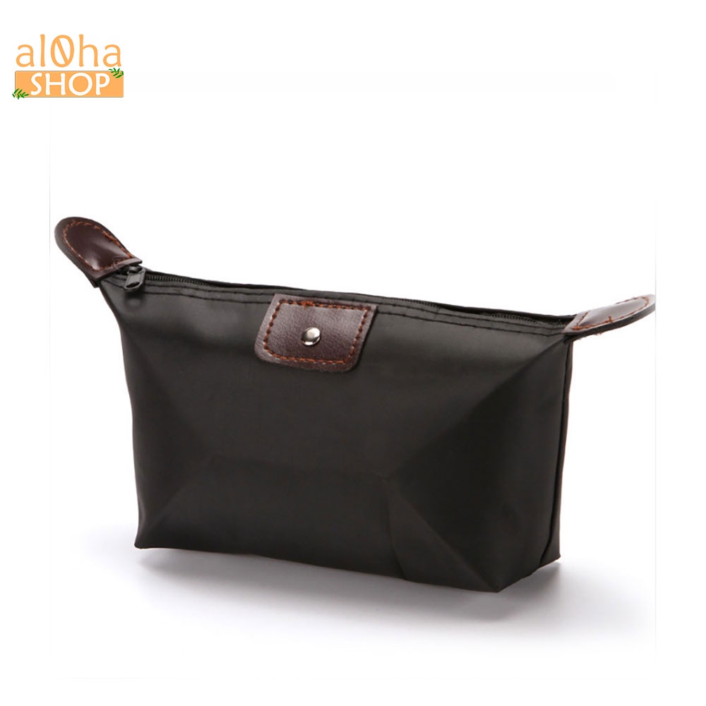 Túi đựng đồ dùng cá nhân, mỹ phẩm trang điểm T006 trơn chống thấm, nhỏ gọn, tiện lợi - al0ha Shop