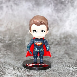 Trang trí Superman nhựa Chibi_Phụ kiện trang trí bánh sinh nhật