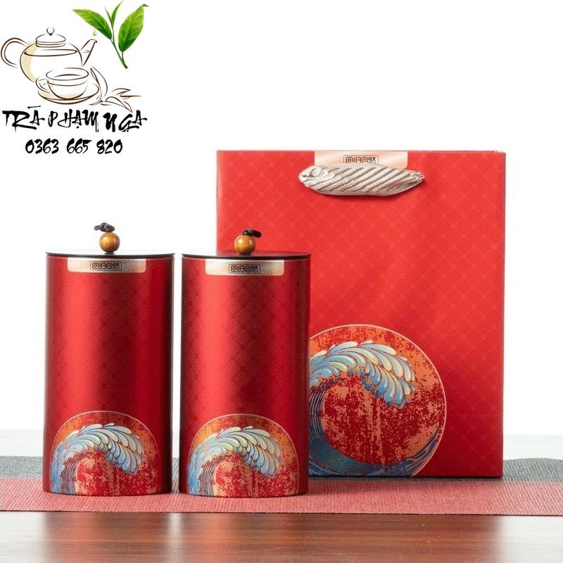 Hộp đựng trà, hũ đựng trà, lọ đựng thảo mộc khô và cafe  - Trà Thái Nguyên Phạm Nga